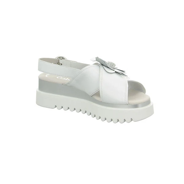 Gabor Sandalen/Sandaletten Weiß - Weiß 6 Gabor Sandalen/Sandaletten Weiß - Weiß – Bild 4