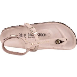 Birkenstock Marillia Nubukleder Schmal Nubukleder T-Steg-Sandalen - Hellrosa -Schuh Verkauf Geschäft 12651998 06