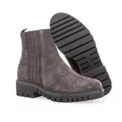 Gabor Comfort Plateau Stiefeletten Rauleder Grau - Grau -Schuh Verkauf Geschäft 13357988 05