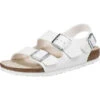 Birkenstock Milano Bs Komfort-Sandalen Schmal - Weiß -Schuh Verkauf Geschäft 17536205 01
