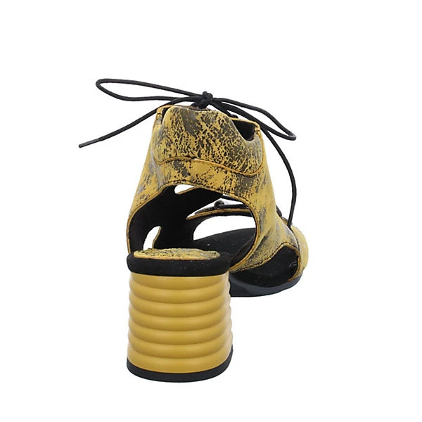 Damen Riemchensandalen Sandalette Fußbett Bequem Freizeit Glattleder Bedruckt Riemchensandalen - Gelb 11 Damen Riemchensandalen Sandalette Fußbett Bequem Freizeit Glattleder Bedruckt Riemchensandalen - Gelb – Bild 9