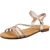 Sommer Riemchensandalen - Gold 2 Sommer Riemchensandalen - Gold -Schuh Verkauf Geschäft 27109165 01