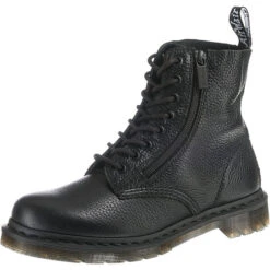 Dr. Martens 1460 Pascal W/zip Schnürstiefeletten - Schwarz